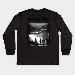 The Exorcist Illustration Kids Long Sleeve T-Shirt